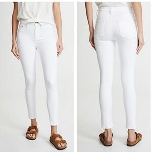 rag & bone Classic White Skinny Jeans